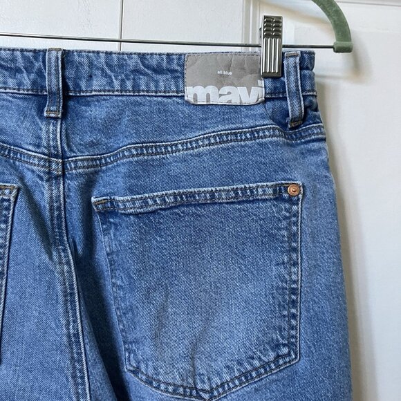 Mavi New York High Rise Straight Leg Jeans Womens 30 Blue - Picture 6 of 13